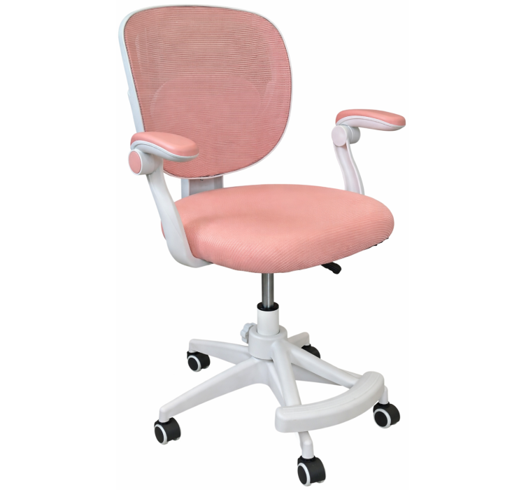 Крісло обертове дитяче PERFECT KIDS PINK1